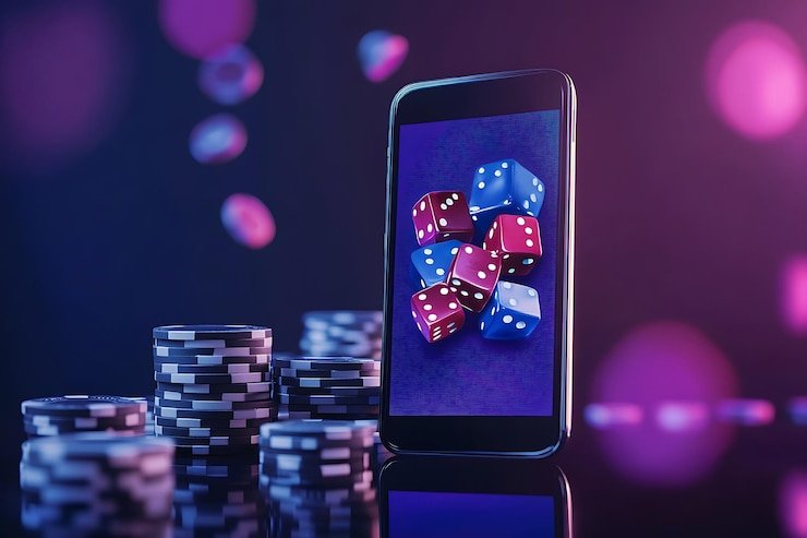 Tampilan permainan Lucky Twins di platform dragonslot dengan simbol kembar berwarna-warni dan antarmuka modern